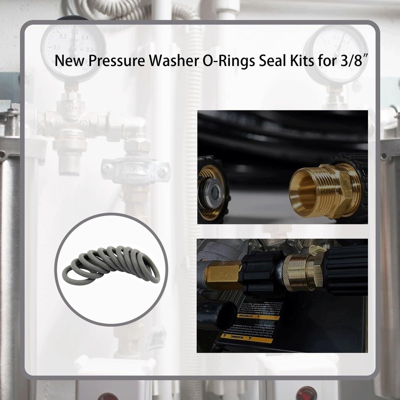 O-Ring for Pressure Washer Seal Kits for 3/8" Quick Coupler,