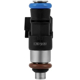 QUALINSIST 6pcs Fuel Injectors 0280158091 2007-2011 for Ford for Edge 3.5L, 2009-2011 for Ford for Flex 3.5L, 2009-2011 for Lincoln for MKS 3.7L 4 Holes