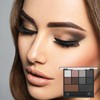 Fychuo Smokey Eyeshadow Palette Black Eyeshadow Grey Eye Shadow Pallets