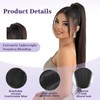 Drawstring Ponytail Extension, Long Straight Pony Tails Hair Extensions Natural