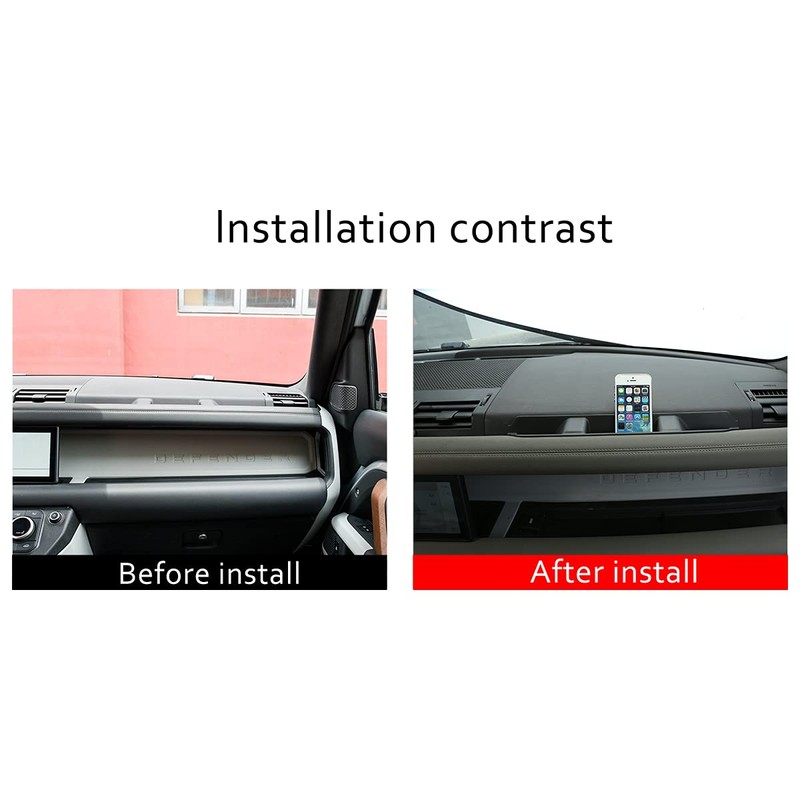 HIRUFAIT Co-pilot Front Organizer Tray Compatible with LR Defender 90/110/130