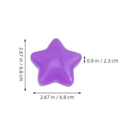 HEMOTON Star Heart Ball Pit, Plastic, Colourful Balls for Children, Playhouse, Play Tent, Playpen, Pool Party, 60 Balls