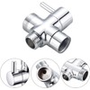 Shower Diverter Valve, G1/2" to G1/2" BSP T-Adapter 3-Way Tap