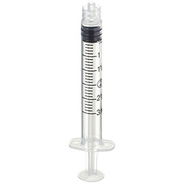 Servoprax Mediware I3 0501 Disposable Syringes with Luer Lock 2.5/3 ml Volume (Pack of 100)