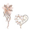 SSyang Elegant Bow Brooch, 2 Pieces Bow Brooch Faux Pearls