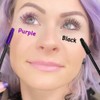 Purple Lashes Extensions Mascara, Grape Colored Mascara Waterproof for Eyelashes