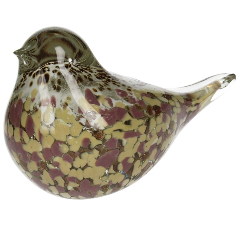Kersten Sculpture Bird Ornament Glass 18.5 cm