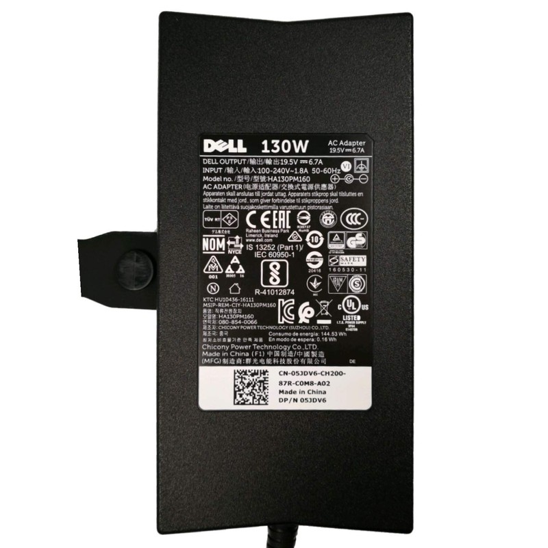 Dell ADPT AC 130W CHNY 3P L6 4.5 WW, 5JDV6