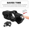 KVAEY Motorcycle Anti Theft Lock, Heavy Duty Adjustable Bike Handlebar