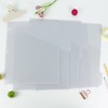 Koqye Binder Dividers with Pockets - 8 Plastic Dividers for