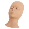 Microblading Practice Face Silicone Fake Facial Training Skin with 3