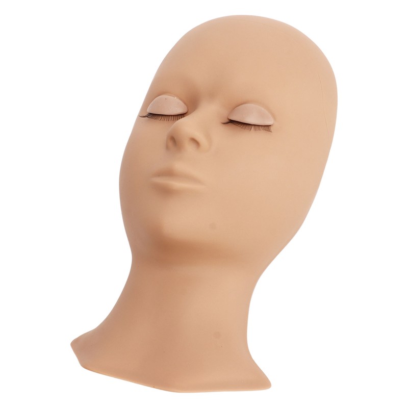 Microblading Practice Face Silicone Fake Facial Training Skin with 3