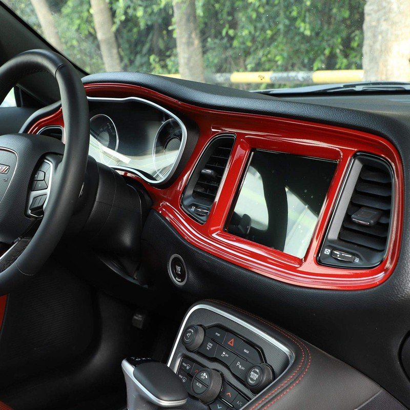 JeCar Center Console Dashboard Panel Trim Interior Decoration Accessories Compatible