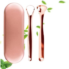 Pure Copper Tongue Scraper | Pure Copper Tongue Scraper Can Eliminate Toxins and Bacteria to Say Goodbye Bad Breath