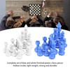 Chess Games, Chess Pieces Set Blue White Standard Chess Pieces