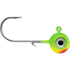Rapala Neon Moon Eye 1/4 Jig Fishing Lure (Chartreuse Lime Green)
