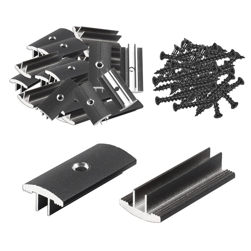 100PCS Composite Decking Clips,Fastener Board Clip,Aluminium Hidden Spacer Clips with