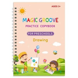 Groove Copybook Student Training Pen Control Magic Calligraphy Practice Board educational poster workbooks for - specifications: single book painting