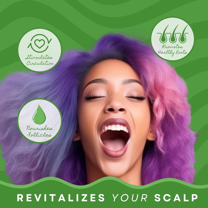C B SMOOTHE Oil, Natural Hair Growth Serum with Tea