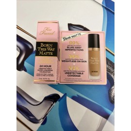 Too Faced Born This Way Matte 24 Hour Foundation Warm Sand Mini Size 0.17 oz