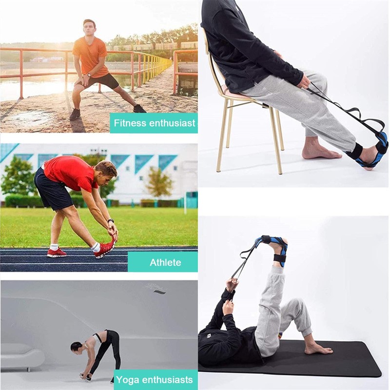 AWAVM Yoga Stretching Strap, Ankle Assist Stretcher, Fitness Leg Stretcher