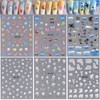 Summer Nail Art Stickers 5D Embossed Ocean Nail Art Decals