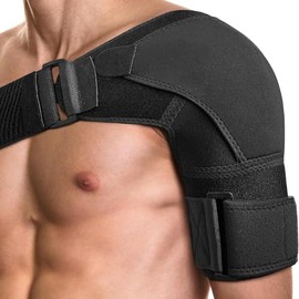 Hombrera de neopreno inmovilizadora ortopedica ajustable,Hombreras Deportivas Transpirable,para Prevenir Lesiones,para Alivio del Dolor de Hombro, Hombro Congelado, Tendinitis,irve para Ambos Hombros,para Hombre y Mujer (Medium)