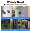 Fingerprint Gym Locker Lock with Code Keypad, Anweller Waterproof Keyless