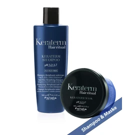 Fanola KERATERM Hair Ritual Shampoo and Hair Ritual Mask 300 ml
