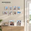 SONGMICS Picture Frames with 16 Mats, Set of 10 Collage