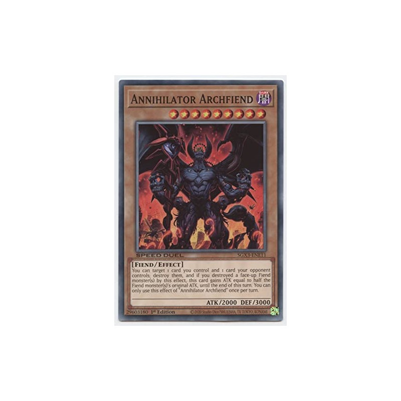 Annihilator Archfiend - SGX3-ENE11 - Common - 1st Edition
