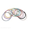 Pastel Wavy Knotless Hair Tie (Sold by the 1P Unit) / 파스텔 물결 무매듭 헤어 머리끈 (1P 단위 판매)