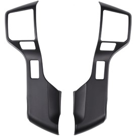 Car Center Console Steering Button Panel Trim Cover Compatible with Toyota Tundra/Sequoia 2014-2021 Tacoma 2016-2023 4Runner 2020-2025 Central Control Steering Panel Decorative Frame ABS Accessories