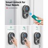 Onemake Keypad Fingerprint Smart Door Lock, Keyless Entry Door Lock