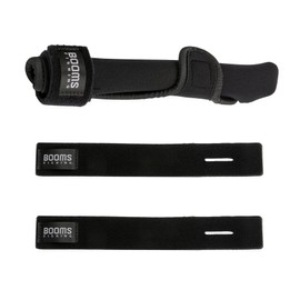Booms Fishing RS5 Top Cover Protective Rod Tip Cover with 2 Rod Belts, Black