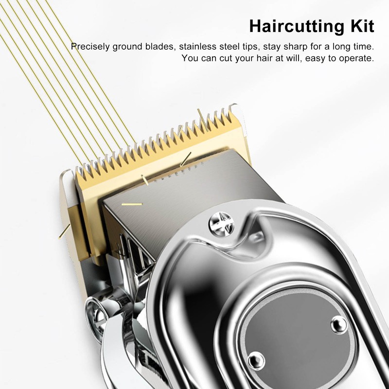 Hair Clipper Trimmer with 10 Guide Combs LED LCD Display