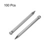 sourcing map Finishing Nails Hand-Drive Hardware Carbon Steel Nail 30mm