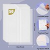LxcshLjx 50 Pcs Pre-Folded Vellum Jackets, Vellum Paper for Invitations,