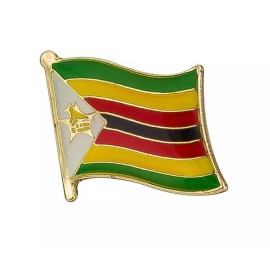 PatchesOhoul Zimbabwe Flag Lapel Pin 5/8" x 5/8"