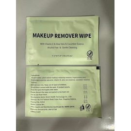 CJZMBSTY Makeup Remover Wipes Individually Wrapped, 120 Pcs Facial Cleansing Towelette Travel Size, Alcohol-Free, Gentle for Removing Makeup, Oil, Dirt