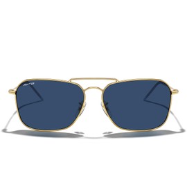 MERRY'S Retro Metal Square Aviator Polarized Sunglasses for Men Women S6028