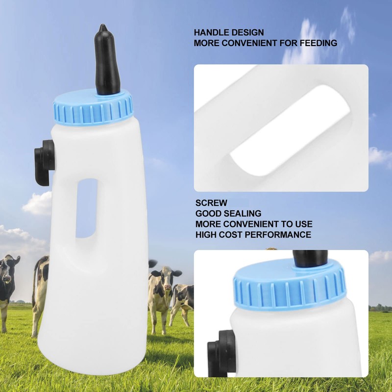 2.5L Calf Bottle, Vertical Calf Feeding Bottle Nipple Calf Nursing