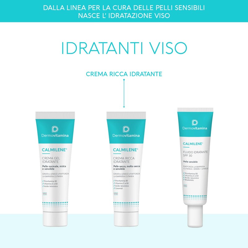 Dermovitamina Calmilene Cream Ricca Viso 40 ml