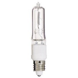 Satco 50Q/CL/MC Halogen Single Ended Halogen, 50W E11 T4, Clear Bulb [Pack of 12]