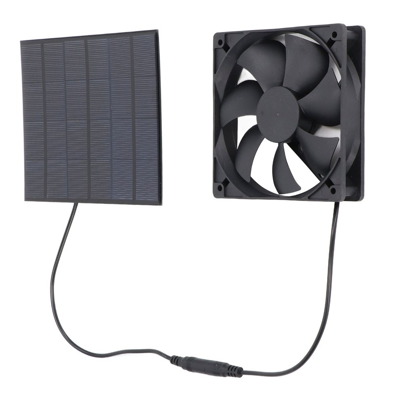 Solar Panel Powered Fan Portable 3.5W 6V Solar Exhaust Fan