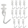 Curtain Carriers Glide ZZLZX 12 Sets Button Carrier Sliders with