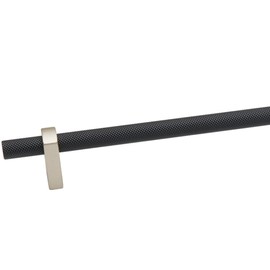 Alno A2901-6-MB Alno A2901-6 Vita Bella 6" Center to Center Modern Knurled Bar Handle Cabinet Pull