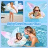 Swimming Ring for Kids, Mermaid Rubber Ring for Swimming Inflatable