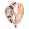 Hemobllo Womens Watches Womens Bangle Watch, Shiny Gold Ladies Watches