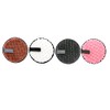 4 Almohadillas Desmaquillantes Reutilizables Redondas, Almohadillas de Algodón Reutilizables de